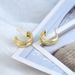 Women's Jewelry S925 Silver Needle Trendy Fashion Ins Style Retro C Shaped Versatile Earrings Classic Inlaid Zircon High End Earrings_ipsvogv.com