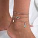 Fashion Accessories Summer Hot Style Creative Pearl Foot Decoration Beach Series Conch Shell 3-piece Set Feet Chain_ipsvogv.com