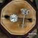 Cao Shi Edition Fashion Japanese And Korean Classic Six Claw Single Diamond Zircon Earrings Bridal Ear Accessories_ipsvogv.com
