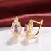 Cao Shi's Russian 2024 New Trendy Advanced Earrings with Hollow Design and Elegant Ear Buckles_ipsvogv.com
