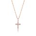 Sier Full Zircon Cross Hip Hop Pendant Personality Versatile Necklace Jewelry_ipsvogv.com