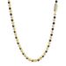 New Jewelry 6mm Cross Star Zircon Tennis Chain Hip-Hop Men's Personality Necklace_ipsvogv.com