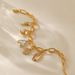 Neutral Style Chain Copper Plated K Real Gold Color Preserving Bracelet Retro High End Handmade Pendant Jewelry_ipsvogv.com