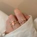 Super Immortal Double Layer Love Zircon Ring for Female Ins, Small and Unique, High Grade Feeling_ipsvogv.com