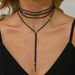 Hot Selling Jewelry, Simple Long Snake Bone Chain Necklace, Cool And Stylish Design, Multi-layer Tassel Necklace_ipsvogv.com