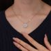 Exquisite Lace Edge Pure White Full Diamond Water Drop Necklace Hollow Rose Pendant_ipsvogv.com