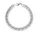 Titanium Steel Non-Fading Cuban For Men Double Weave Polished Bracelet Simple Versatile Hipster Style Men's Jewelry_ipsvogv.com