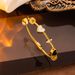 Designer Titanium Steel Bracelet Women's Double Heart Micro Set Zircon Gold Personalized Fashion Bracelet_ipsvogv.com