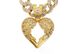 Unisex New Arrival Full Diamond Alloy Wing Pendant Cuban Chain Necklace Trendy Wing Heart Pendant Accessories_ipsvogv.com