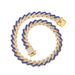 13MM Exaggerated Men's Gold Pendant Accessories New Product Set With Colorful Diamond Geometric Square Blue Cuban Chain_ipsvogv.com