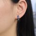 Hot Selling Hoop Earrings With Micro Inlaid Colored Zircon Individually Packaged Exquisite Hip Hop Men And Women Earrings_ipsvogv.com