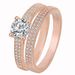Starry Sky Small Diamond Ring Combination Ring Inlaid With Diamond Zircon Engagement Ring Children's Love Simple Platinum Plated Couple Ring_ipsvogv.com