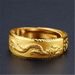 Yihua Mighty Pattern Plated Men's Open End Dragon Jewelry Fashion Ring_ipsvogv.com