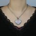 Heart-Shaped Cubic Zirconia Pendant Necklace For Couples, Trendy Hip-Hop Style With Pink Enamel "I LOVE YOU" Design, Adjustable Chain 51-80cm_ipsvogv.com