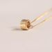 Perfect/simple Circle Small Waist Pass Through Necklace Female Silver Plated Niche Stacking Clavicle_ipsvogv.com