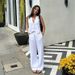 Women's Clothing Summer New Cotton And Linen Sleeveless Vest Vest Trousers Two Piece Suit Female Casual Fashion Suit_ipsvogv.com