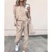 Women's Clothing autumn and winter printed casual long sleeved women's sports suit_ipsvogv.com