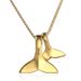 Simple Pendant Titanium Steel Temperament Versatile Female Japanese And Trendy Fishtail Necklace Clavicle Necklace_ipsvogv.com