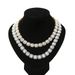 hip hop men's square diamond full diamond rock candy heart necklace accessories nightclub disco street dance Cuban chain necklace jewelry_ipsvogv.com
