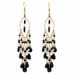 Ethnic style female water drop tassel earrings, bohemian crescent shaped earrings F6120_ipsvogv.com