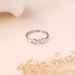 S925 Sterling Silver Ring For Women, Cross 8 Shaped Bowknot, High End English Fashion Trend Ring_ipsvogv.com