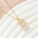 Chinese Style Satisfactory Titanium Steel Necklace, Women's Fashionable Temperament Jade Round Light Luxury_ipsvogv.com