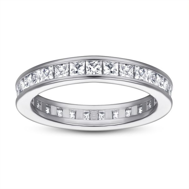 Accessories: Sterling Creative Square Body Wedding Ring, Diamond Index Finger, Full Sky Star Silver Ring_ipsvogv.com