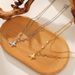 14K Gold Plated Double Layer Star Necklace - Geometric Clavicle Chain For Women, Ins Style Design_ipsvogv.com