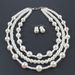 Fashion Texture Personality Exaggerated Multi Layer Pearl Set Banquet Necklace_ipsvogv.com
