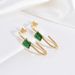 Women's Jewelry Zircon Earrings Ins Fashion Stainless Steel Earrings Geometric Versatile Earrings Accessories_ipsvogv.com