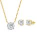 Women’s Jewelry Set Fashion necklace thread earrings for women color separated gold plated engagement jewelry set_ipsvogv.com