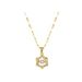 Korean version of the Six Stars Smart Series Necklace with Women's Micro Inlaid Fine Diamond Rotating Collar Chain,_ipsvogv.com