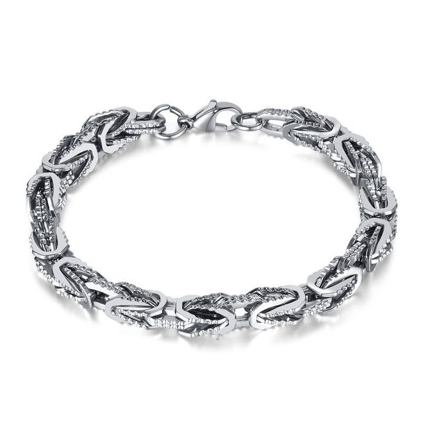 Punk Style Hand Decorated Stainless Steel Bracelet Man_ipsvogv.com