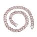 15MM Korean Pink Light Luxury Versatile Simple Men's Cuban 2022 Fashion Trend Ins Style Necklace_ipsvogv.com
