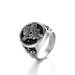 Men's Jewelry Personality Pipe Skull Titanium Steel Ring Retro Punk Men's Stainless Steel Ring_ipsvogv.com