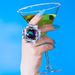 Japanese and Korean simple geometric ring women's full diamond niche adjustable Rhinestone ring open mouth Accessories ring_ipsvogv.com