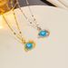 Micro Inlaid Devil's Eye Titanium Steel Fashionable And Individually Colorless Anti Allergy Necklace Copper Plated True_ipsvogv.com