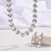 Women’s Jewelry Set Fashion Rhinestone Pearl Bridal Necklace Bracelet Three Piece Jewelry Fashion Full Diamond Earrings Exaggerated_ipsvogv.com