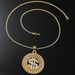 $Necklace Hip Hop Personalized Trendy Brand with Diamond Set $Rotating Pendant Necklace_ipsvogv.com