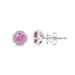New Flower 0.5ct Colored Moissanite Earrings With Certificate Red Champagne S925 Sterling Silver Gold Plated Earrings_ipsvogv.com