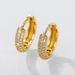 Cao Shi Trendy Earrings, Hip-hop Style, Men's And Circular Ear Buckles, Women's Full Set Zircon Earrings_ipsvogv.com