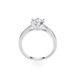 Pure Silver Classic Six Claw Mosonite Micro Set Ring Women's Wedding Ring, 1 Carat Light Luxury Versatile for Men_ipsvogv.com