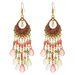 Women’s Jewelry Set Fashion Multi Layer Water Drop Rice Bead Tassel Earrings Retro Ethnic Style Personality Color Rice Bead Oil Drop Earrings_ipsvogv.com