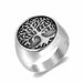 316 Stainless Leaf Men's Tree Of Life Personality Titanium Steel Ring_ipsvogv.com