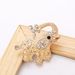 New Korean version high end alloy elephant brooch clothing accessories pin scarf buckle animal rhinestone brooch_ipsvogv.com
