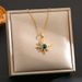 【 】 Starry Planet Zircon Light Luxury Charm Gorgeous Full Diamond Necklace Women's Versatile Clavicle Titanium Steel_ipsvogv.com