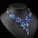 2022 New Necklace Set Women's Two Piece Alloy Elegant Bridal Dress_ipsvogv.com