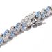 Men’s Jewelry Set Fashion Hip Hop Necklace 9mm Single Row Blue And White Zircon Hip Hop Cuban Chain Men And Women Hiphop Accessories_ipsvogv.com
