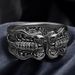 Punk Jewelry Creative Scorpion Shaped Open Black Gold Ring_ipsvogv.com