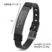 Men's Mesh Titanium Bracelet Fashionable Laser Engraving Versatile Stainless Steel Jewelry_ipsvogv.com